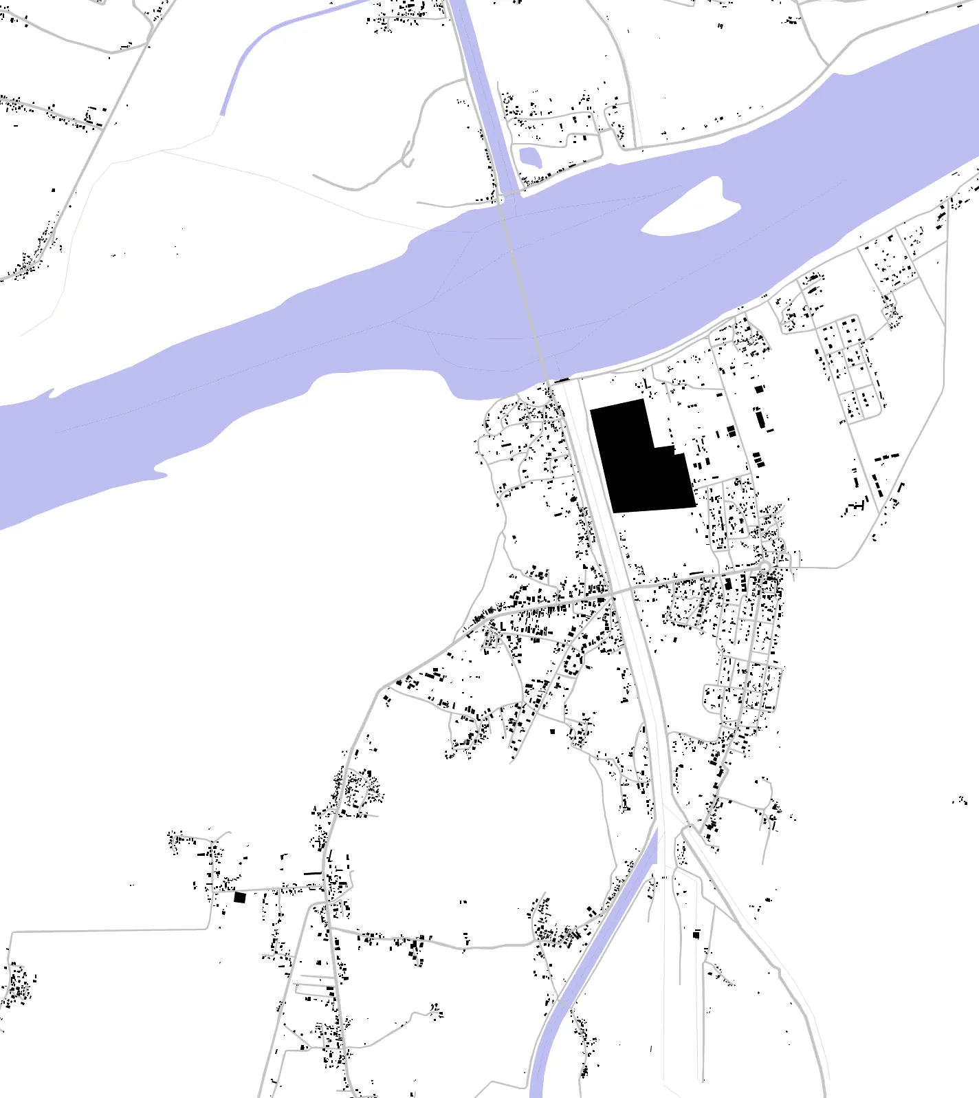 Valmikinagar figure ground plan