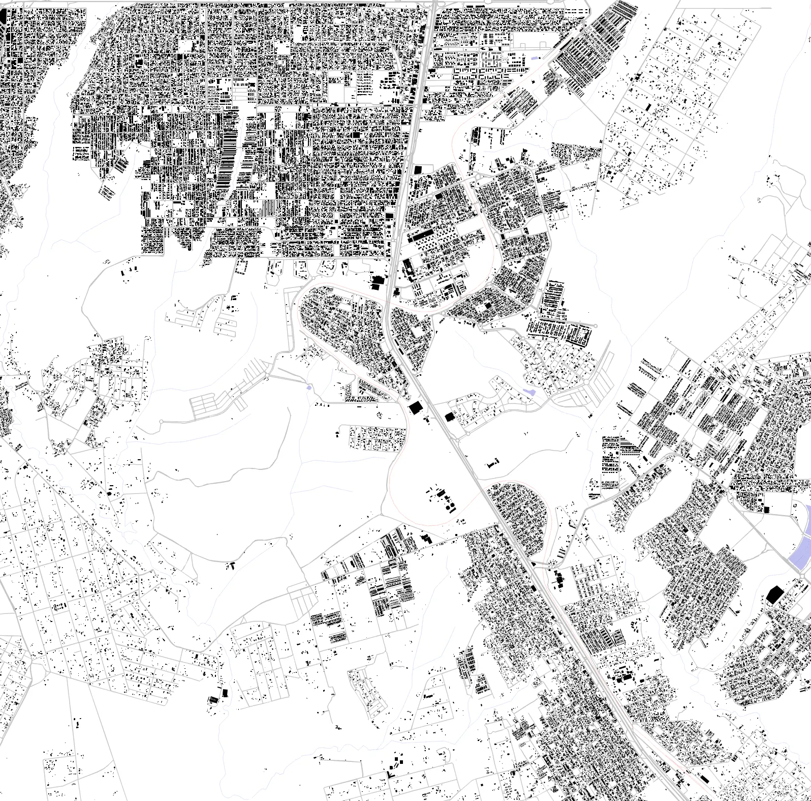 Valparaíso de Goiás planta de cheios e vazios
