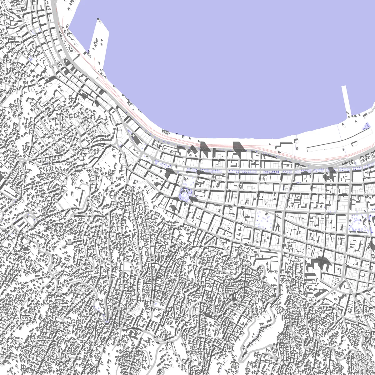 Valparaíso plano de situación (2.5 km)