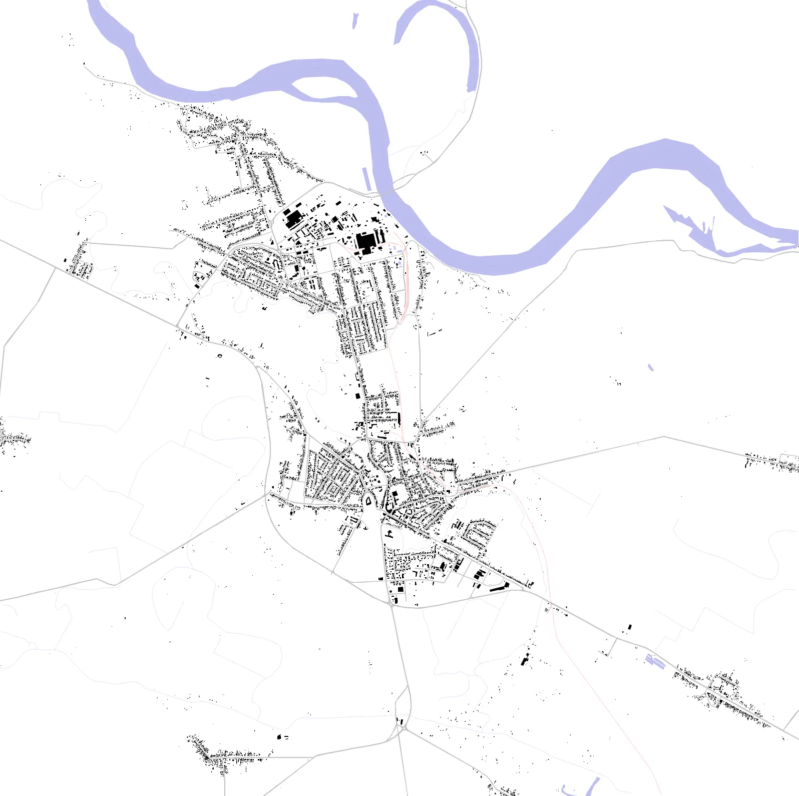 Valpovo figure ground plan