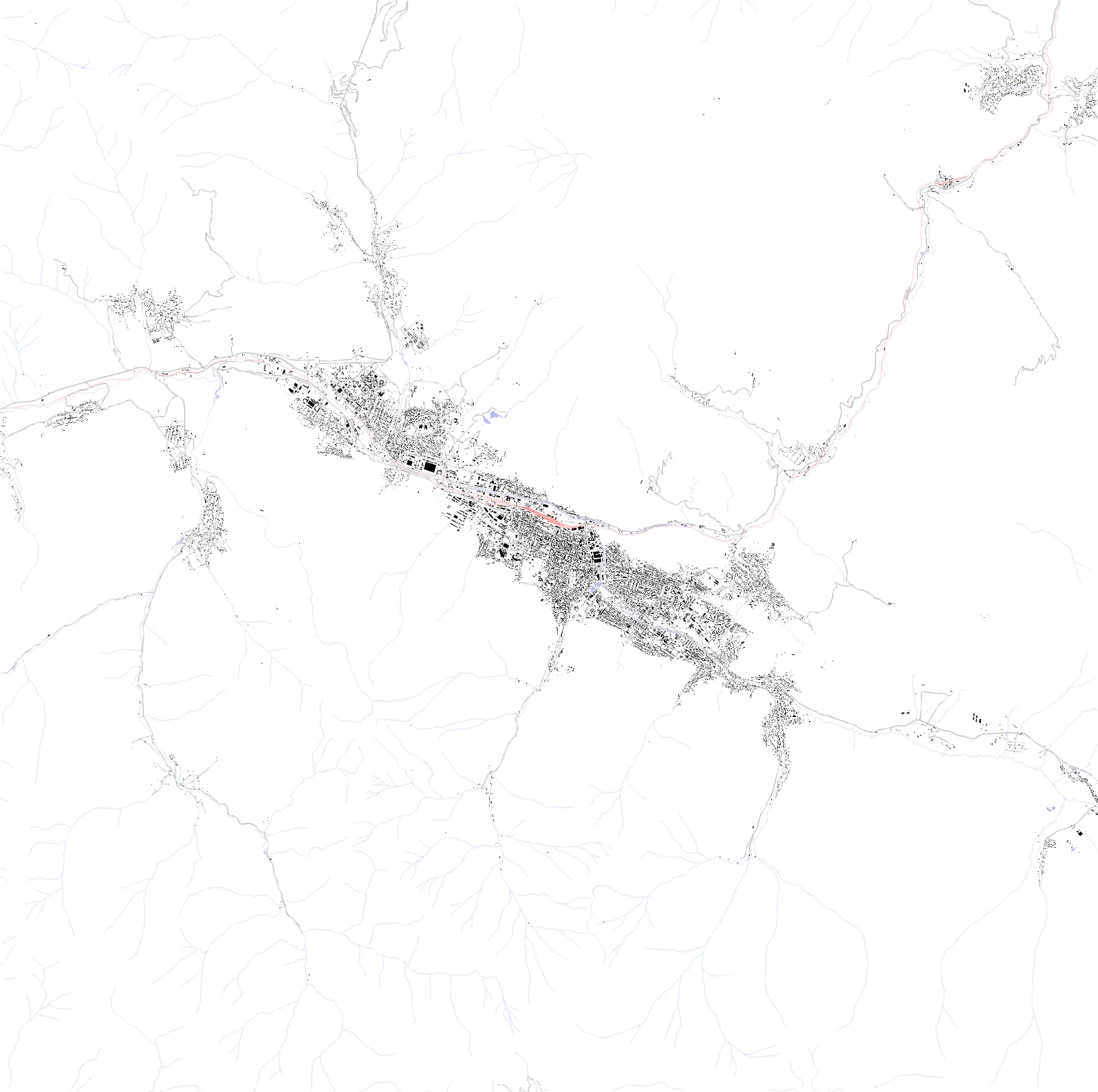 Vanadzor figure ground plan