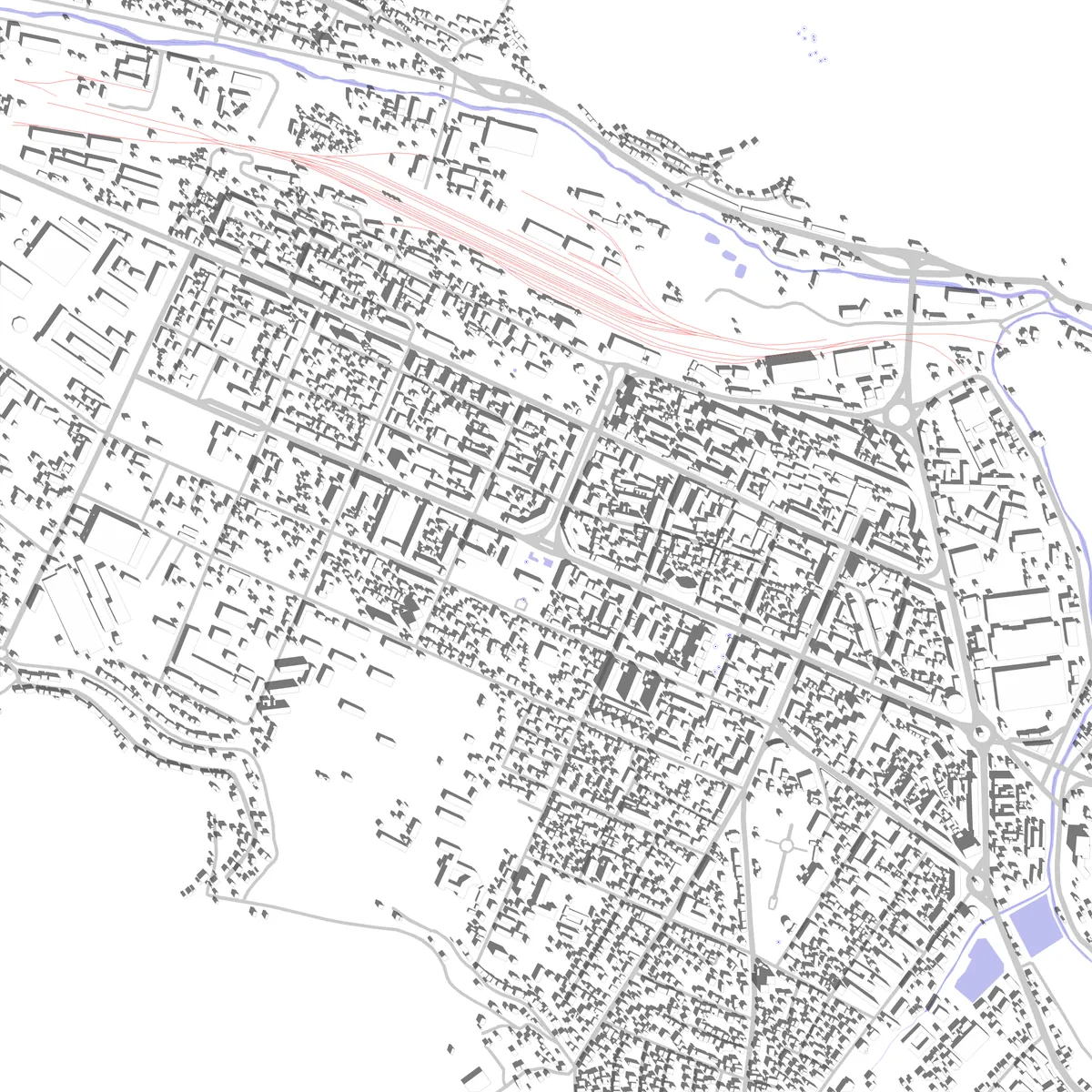 Vanadzor site plan (2.5 km)