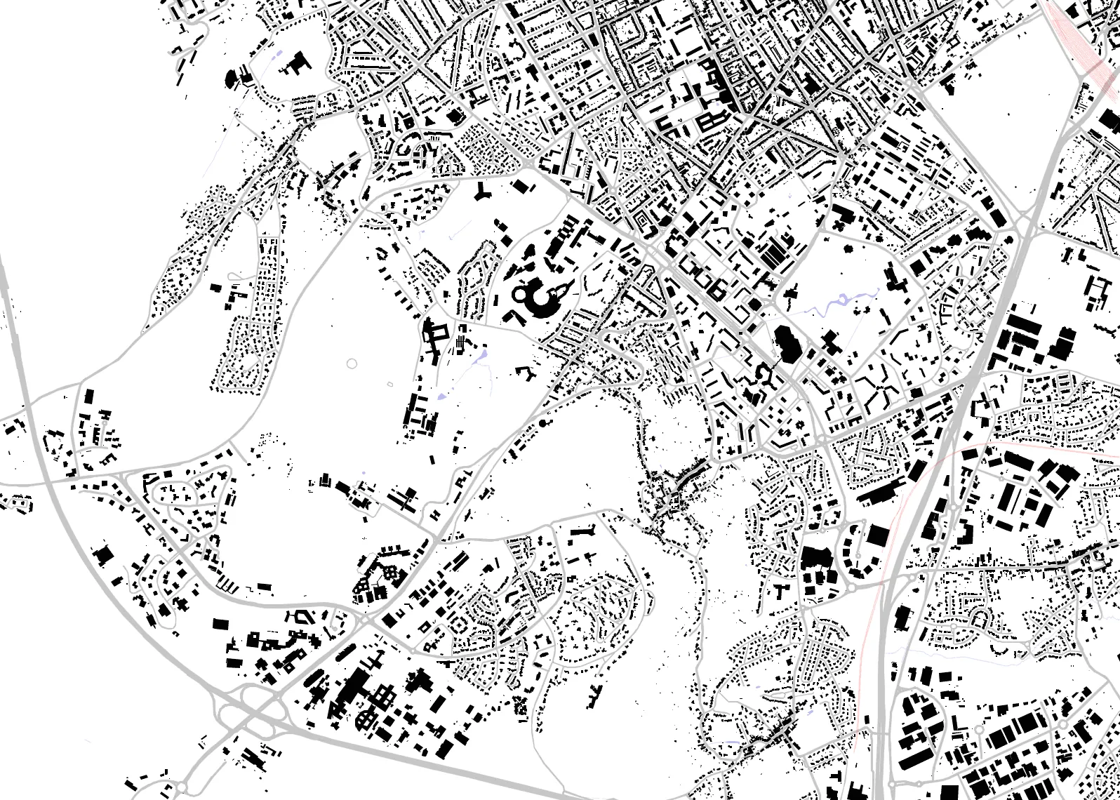 Vandœuvre-lès-Nancy plan de masse