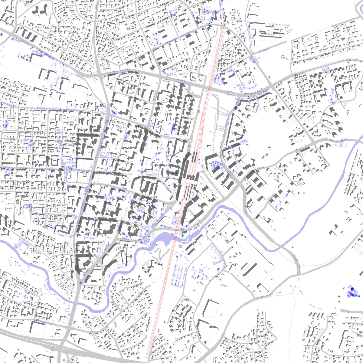 Vantaa site plan (2.5 km)