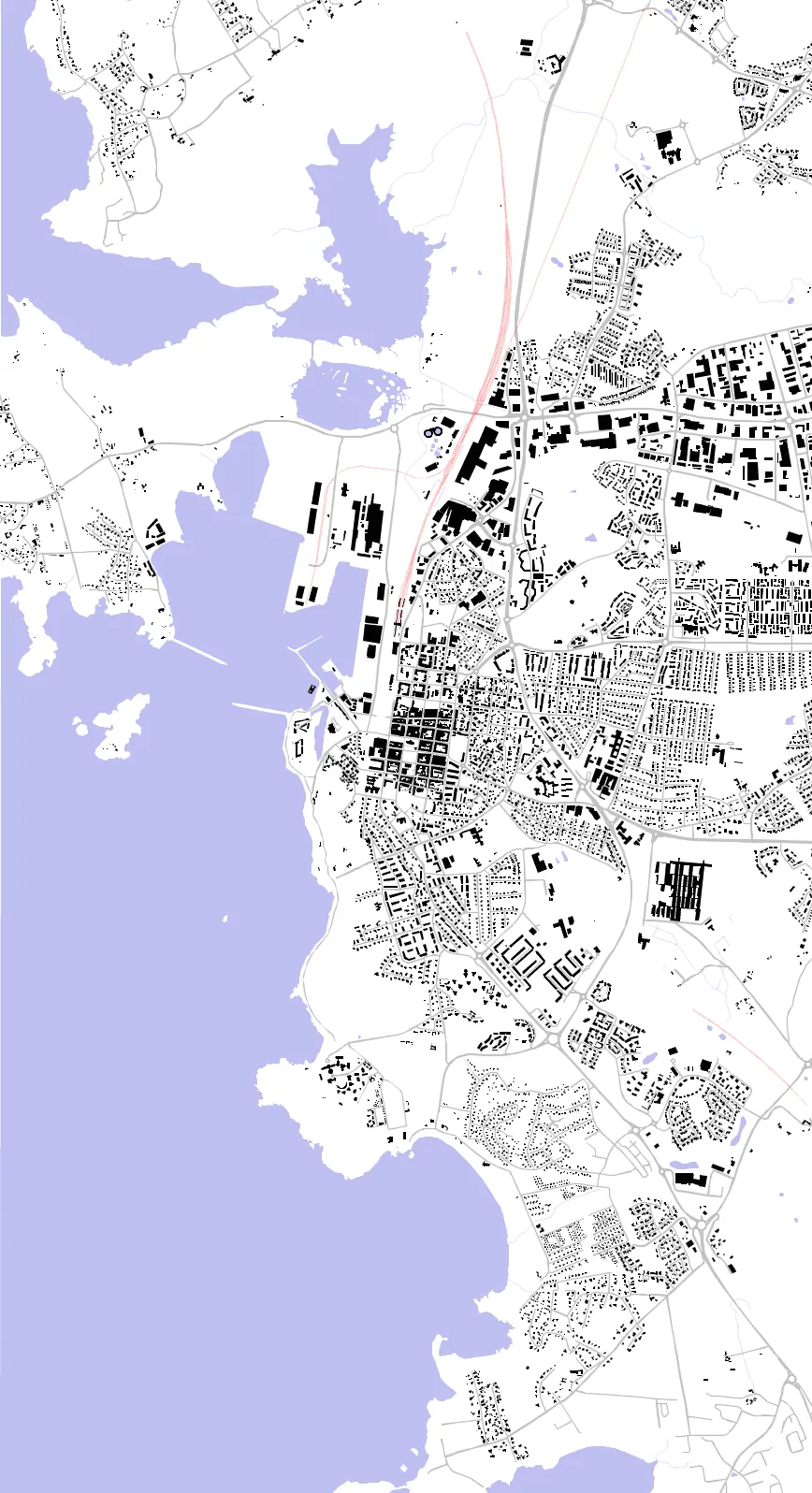 Varberg figure ground plan