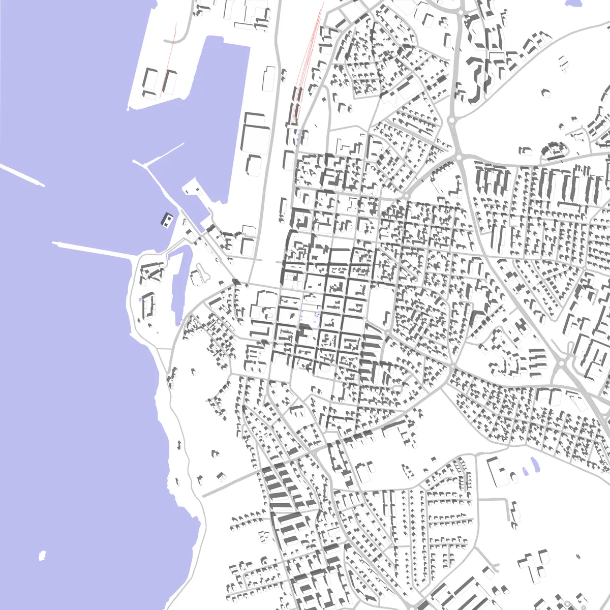 Varberg site plan (2.5 km)