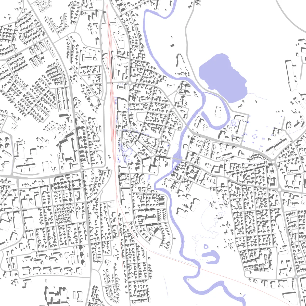 Värnamo site plan (2.5 km)