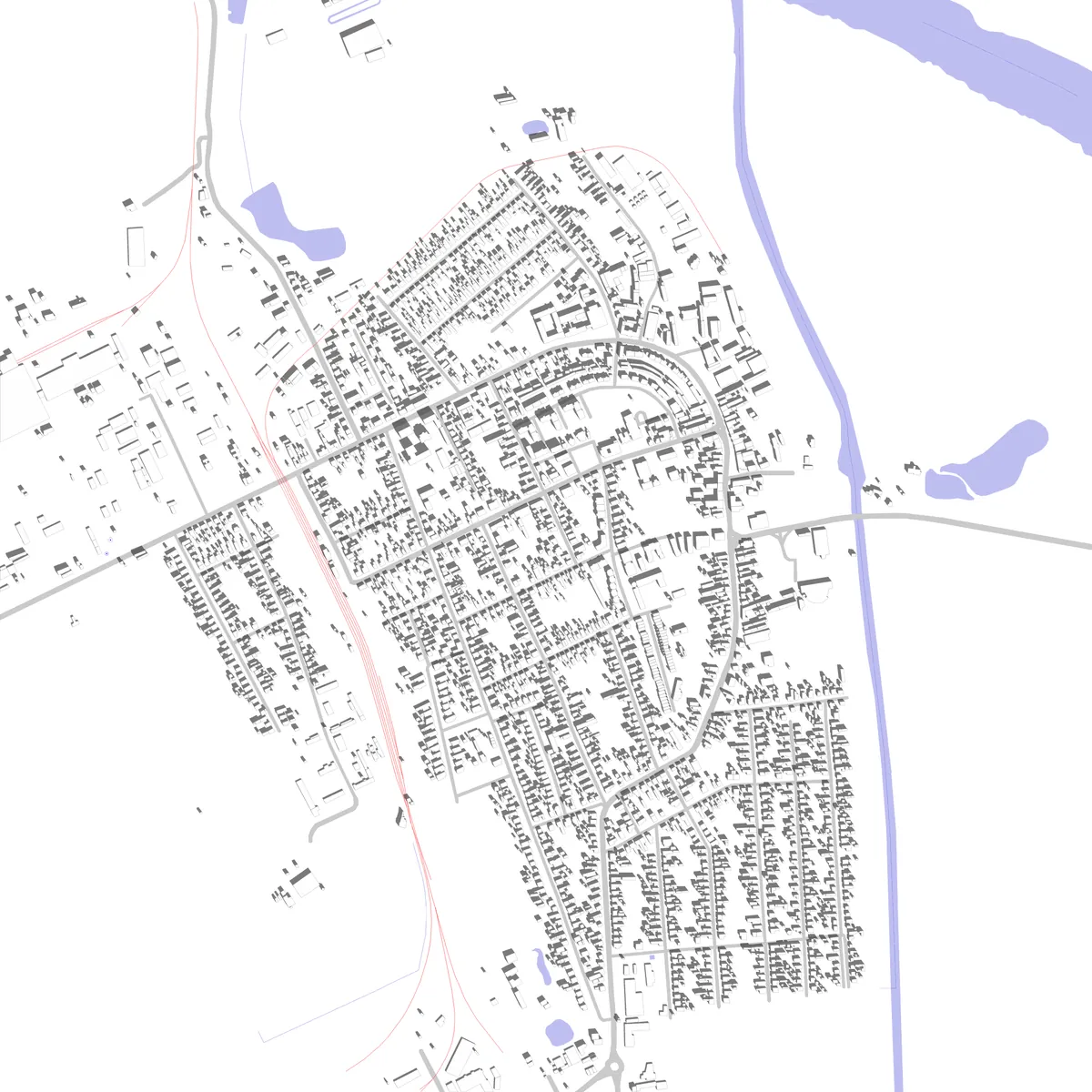 Vásárosnamény site plan (2.5 km)