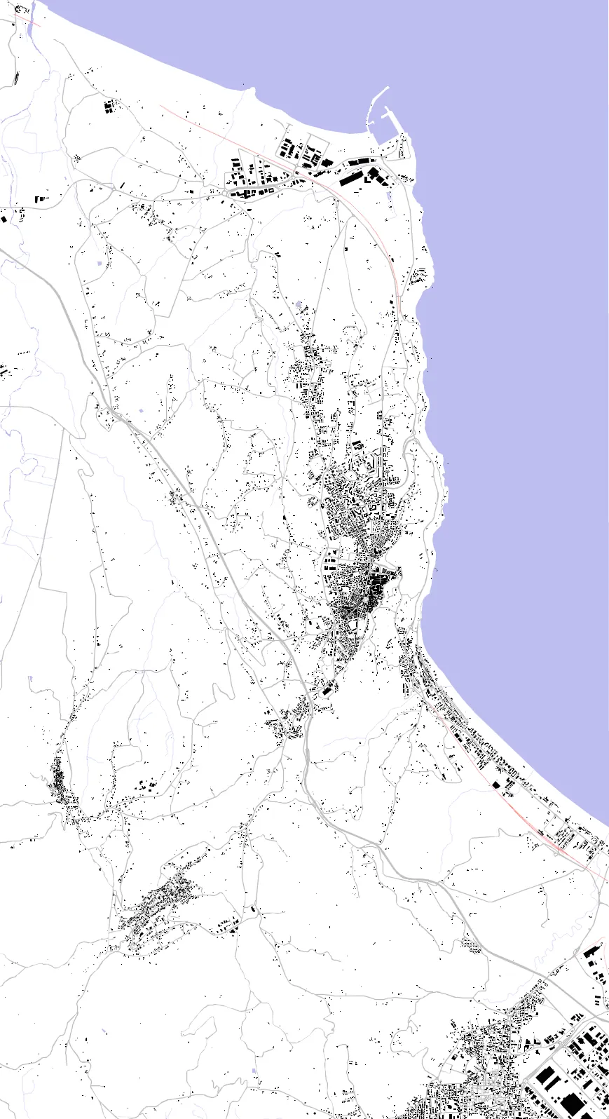 Vasto figure ground plan
