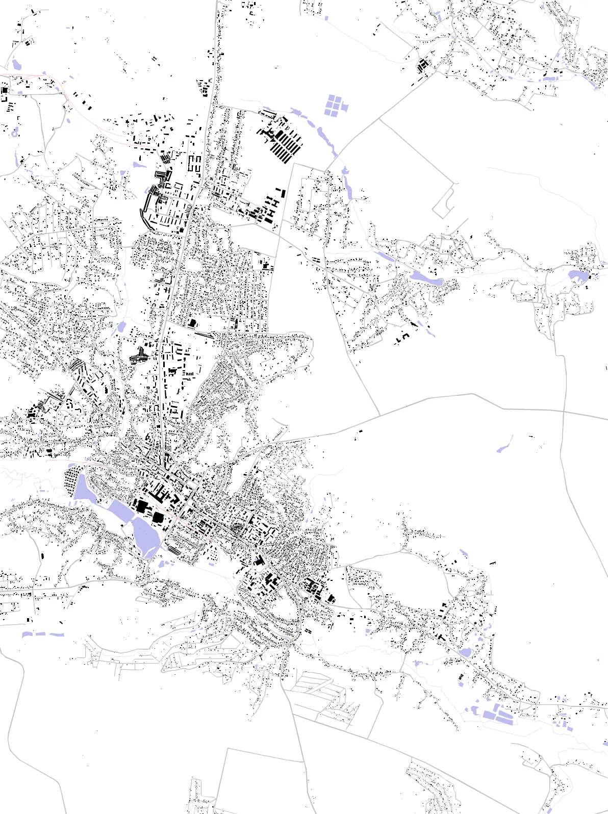 Vasylkiv figure ground plan