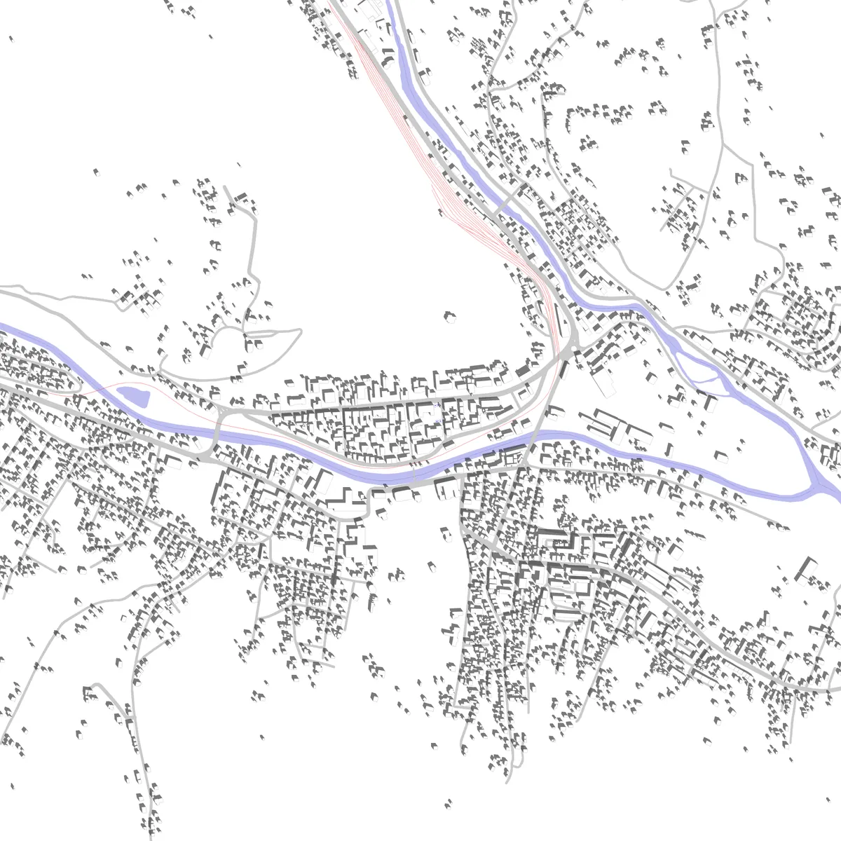 Vatra Dornei site plan (2.5 km)