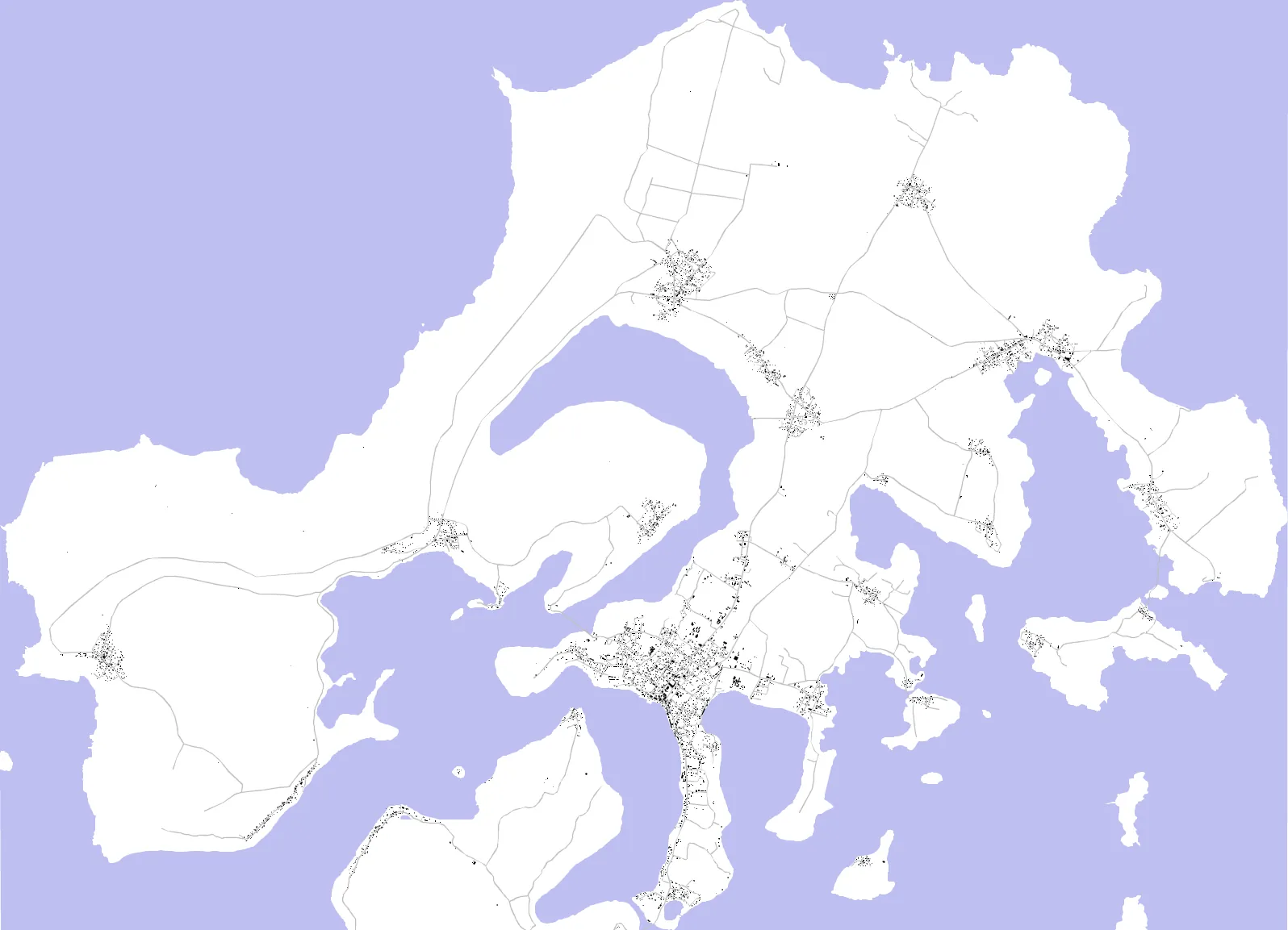 Vava'u figure ground plan