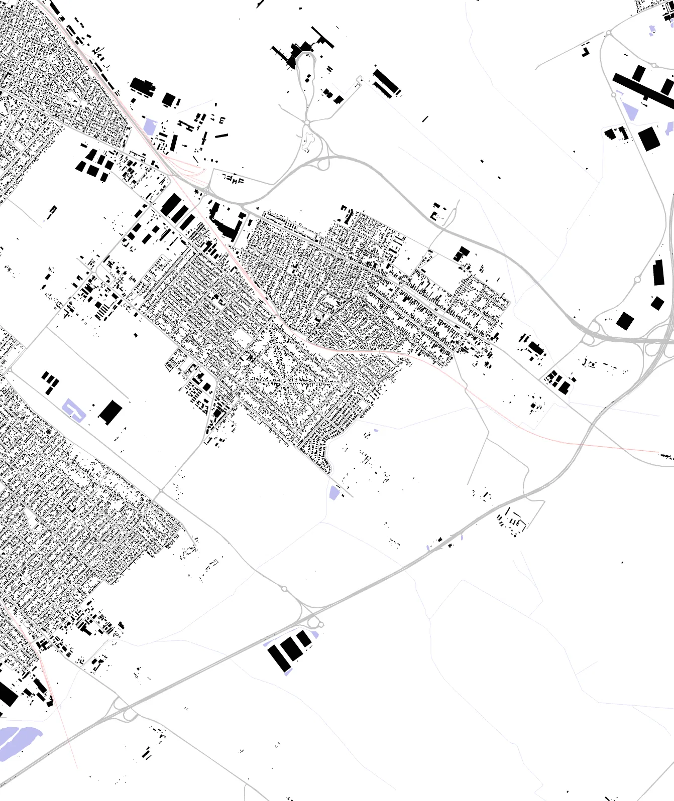 Vecsés figure ground plan