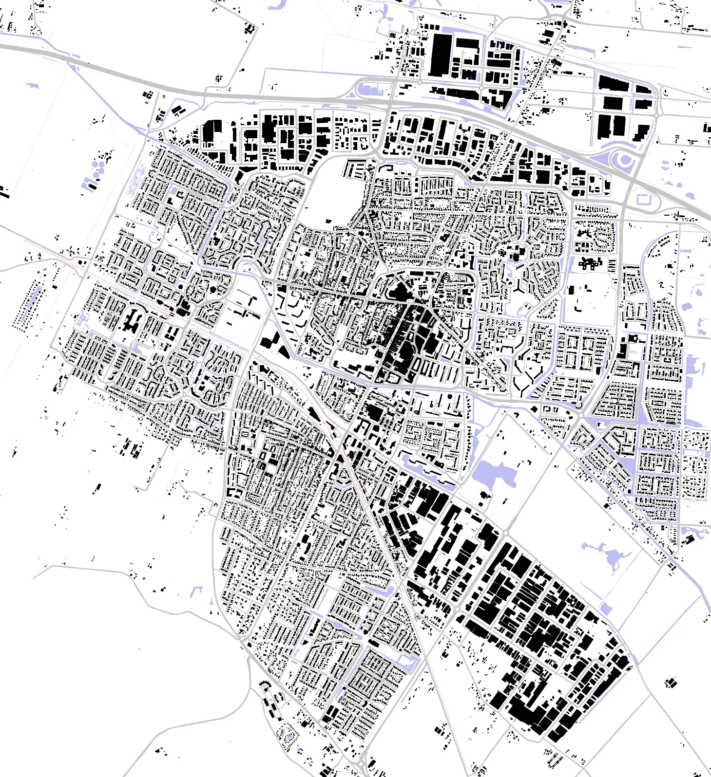 Veenendaal figure ground plan