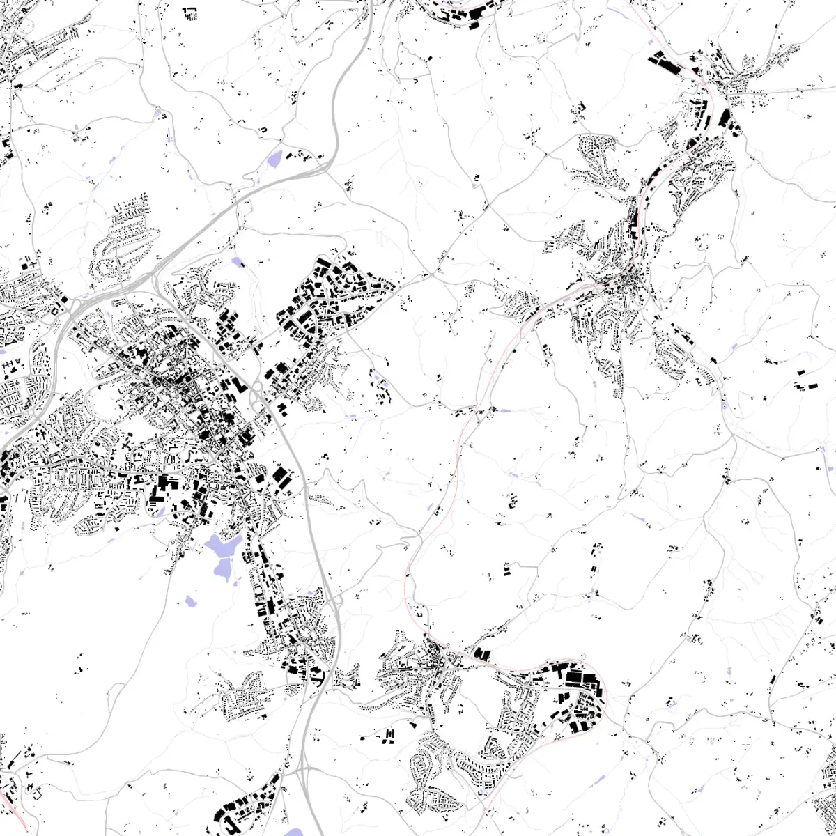 Velbert Maps Velbert Stadtplan DWG | ready-to-draw layered vectors | CAD ATLAS