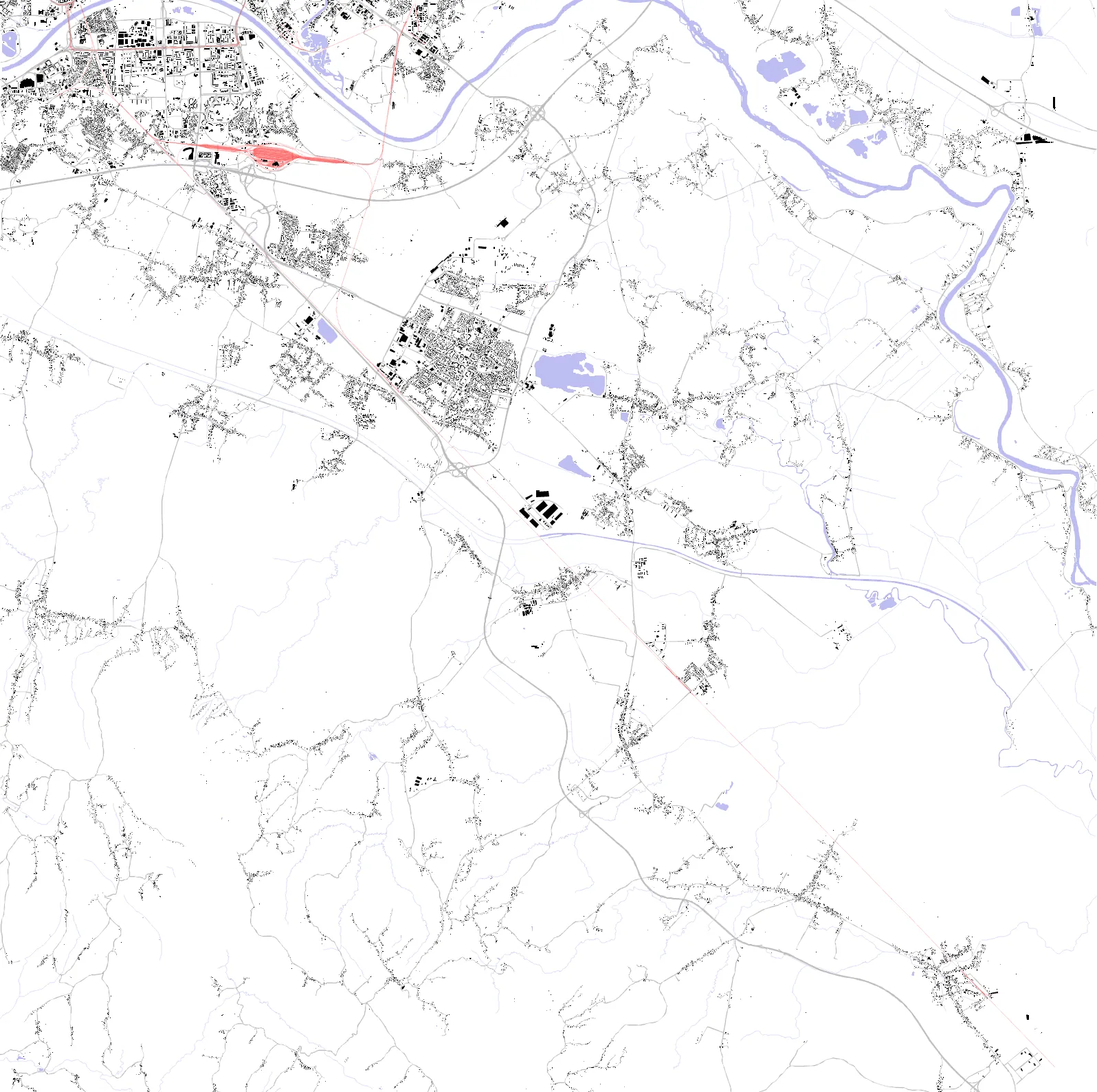 Velika Gorica figure ground plan