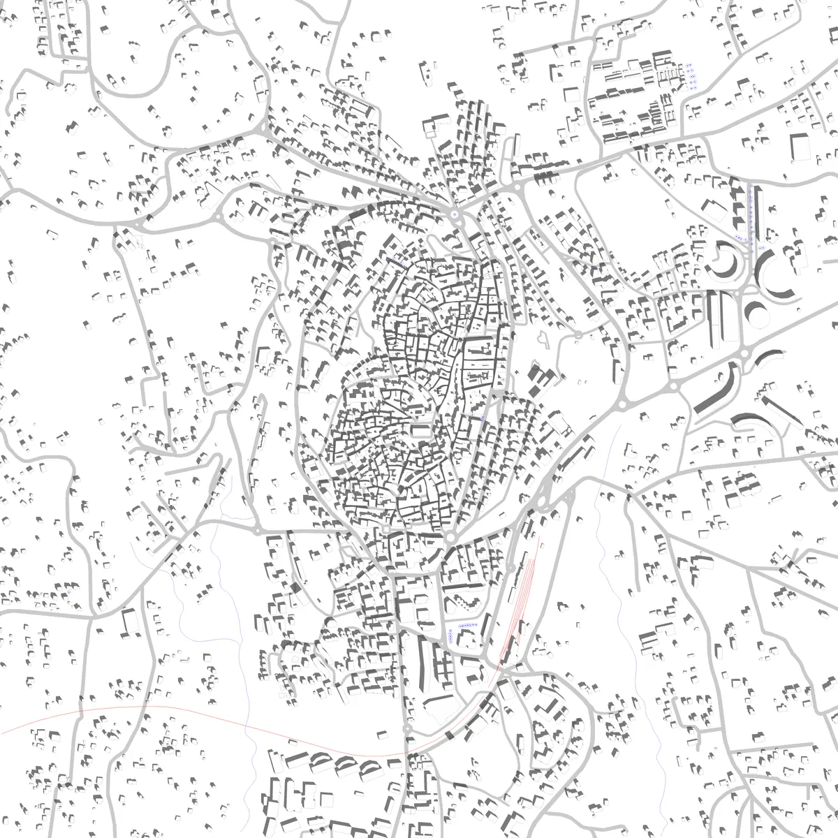 Velletri planimetria di sito (2.5 km)