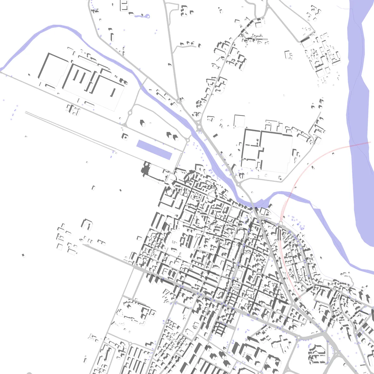 Venaria Reale site plan (2.5 km)
