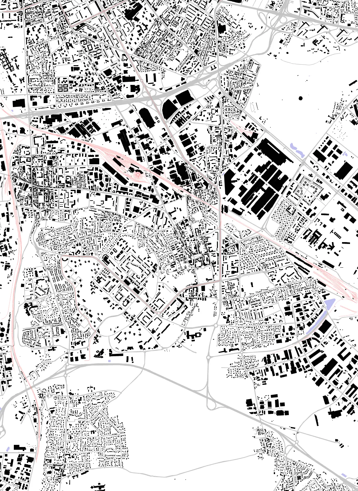 Vénissieux plan de masse