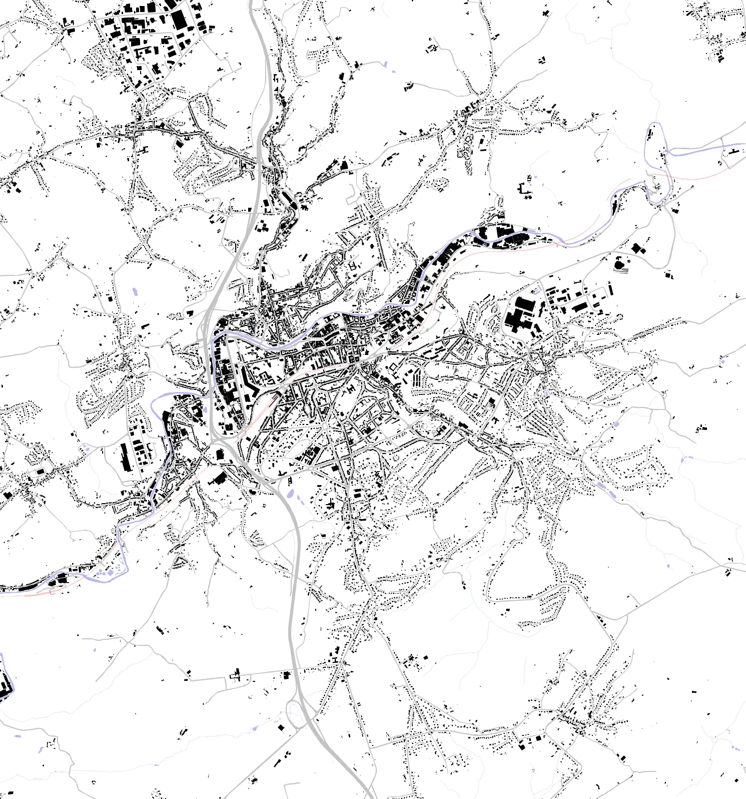 Verviers figure ground plan