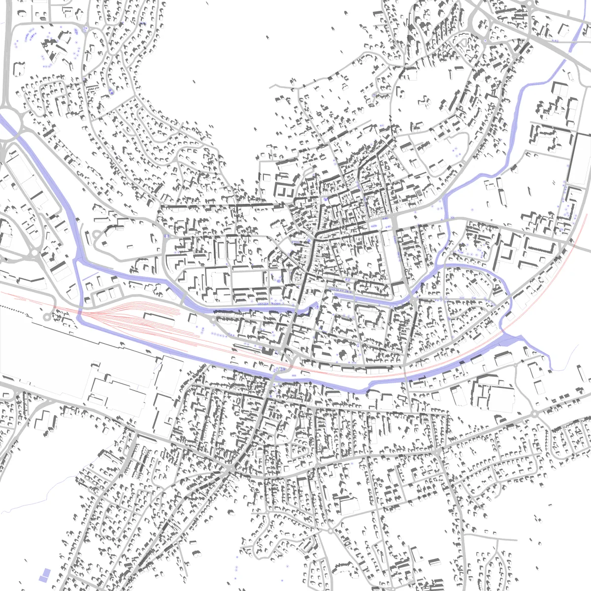 Vesoul plan de situation (2,5 km)