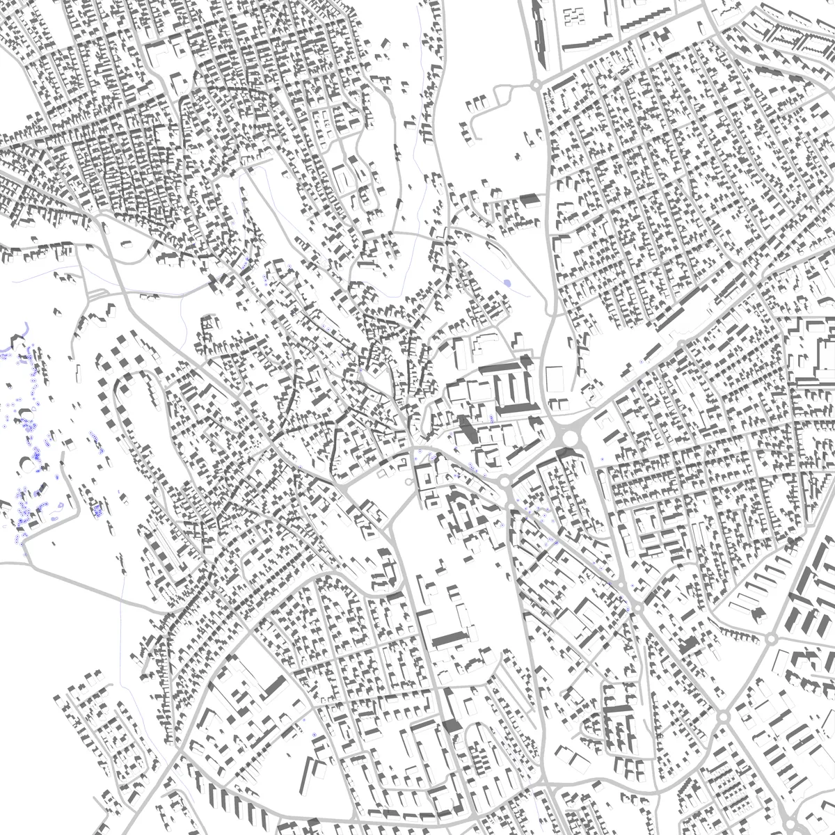 Veszprém site plan (2.5 km)