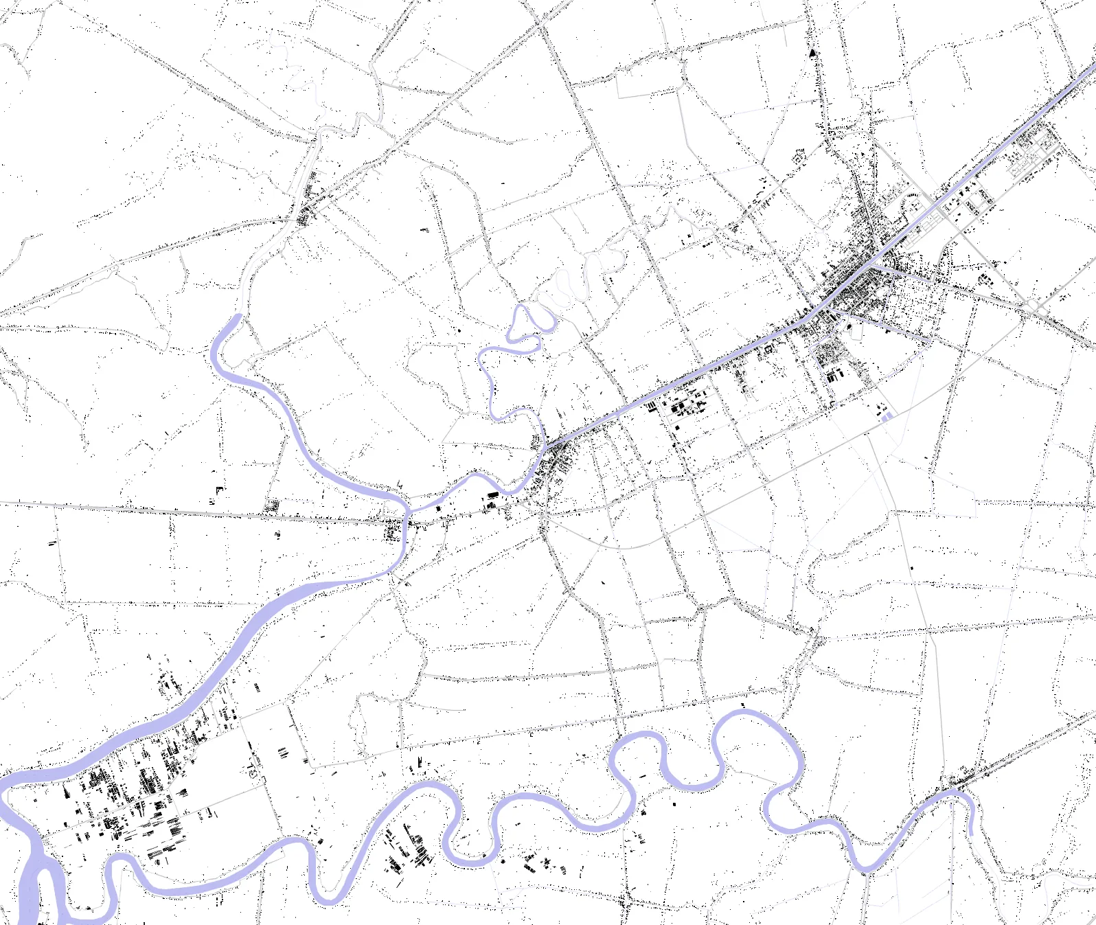Vị Thanh figure ground plan