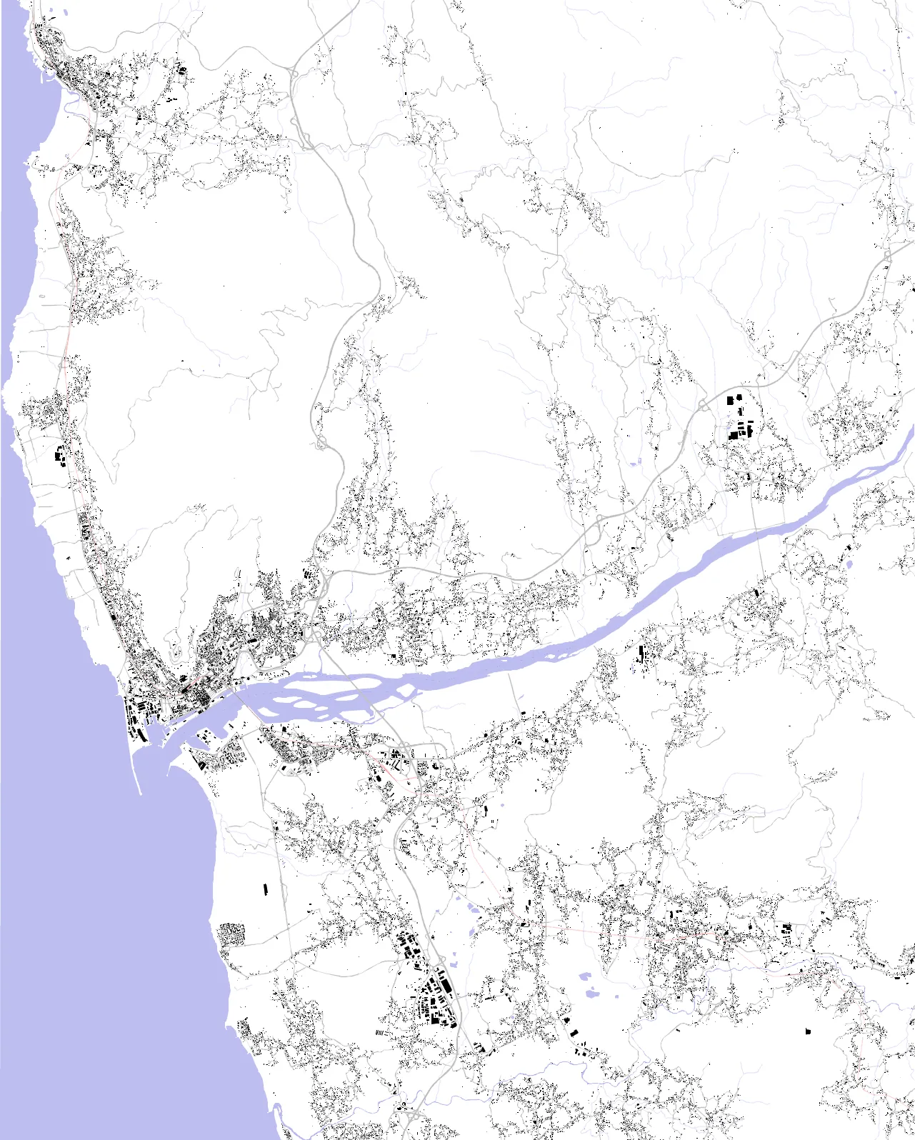 Viana do Castelo figure ground plan