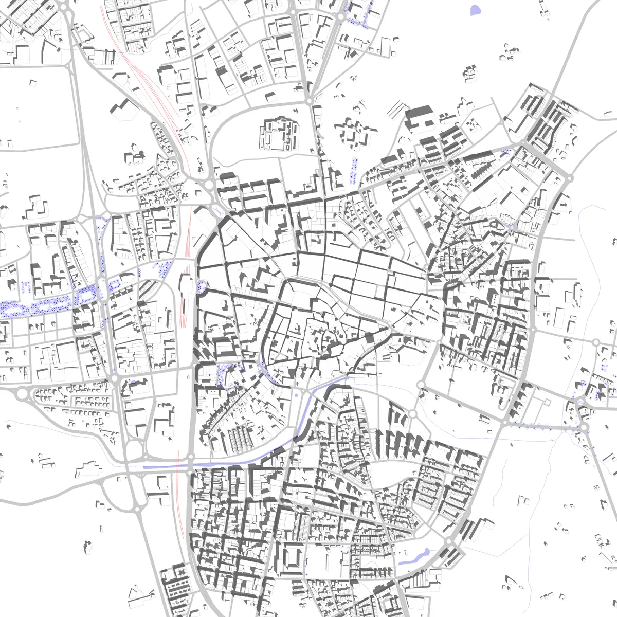 Vic plano de situación (2.5 km)