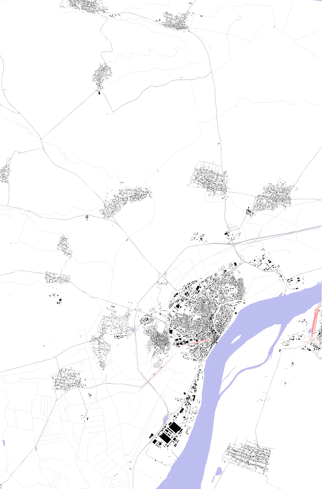 Vidin figure ground plan