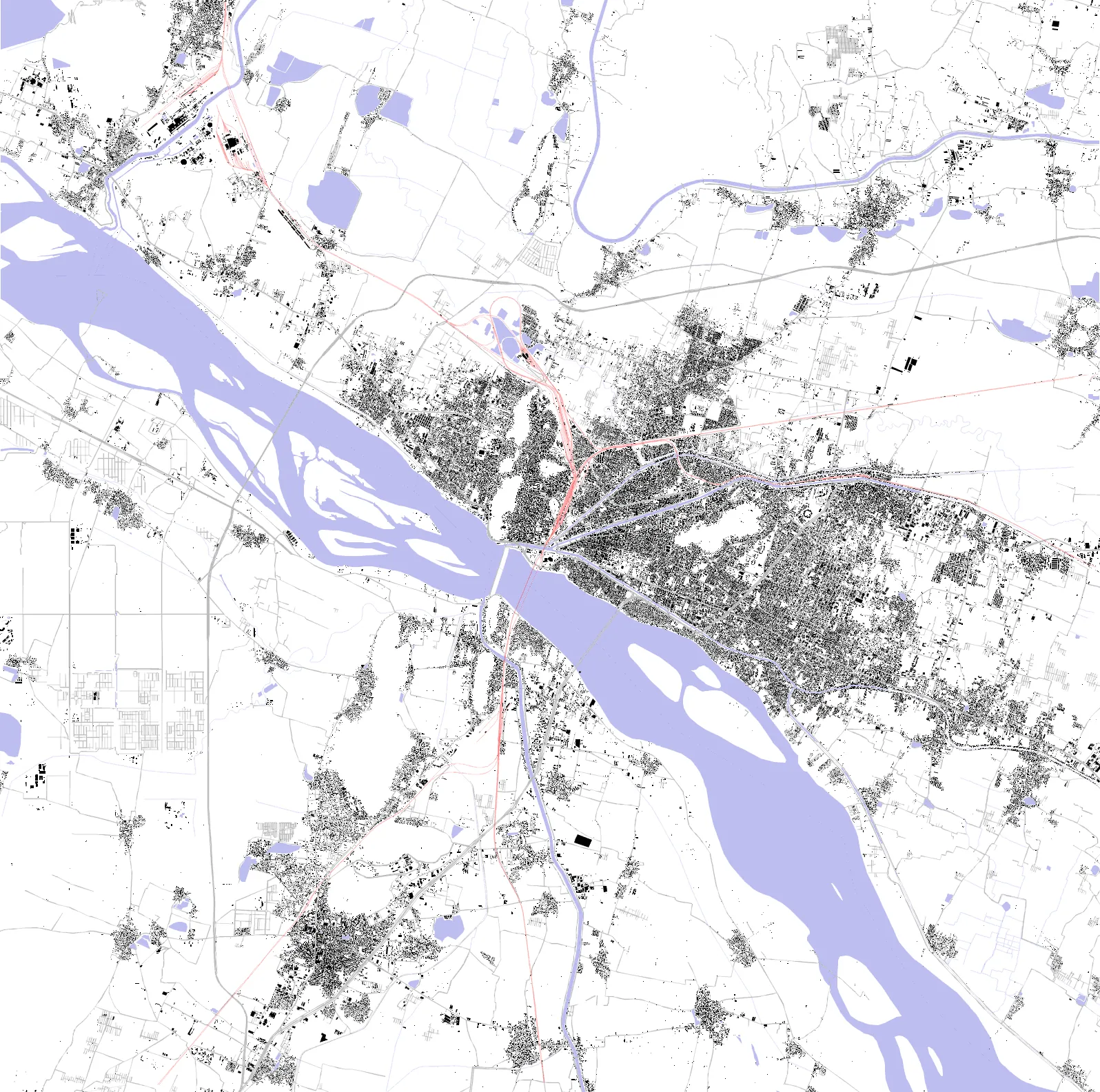 Vijayawada figure ground plan