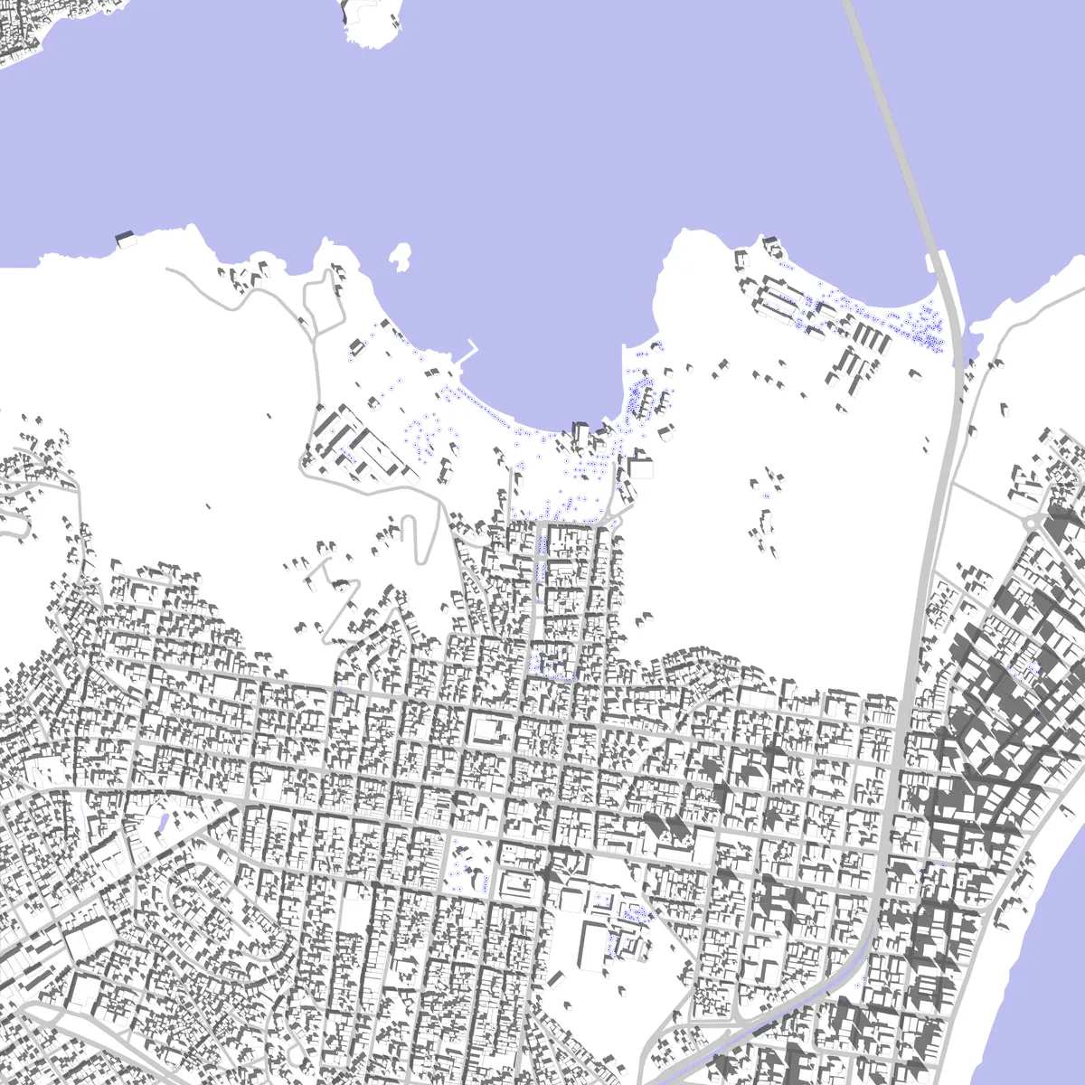Vila Velha planta de localização (2,5 km)