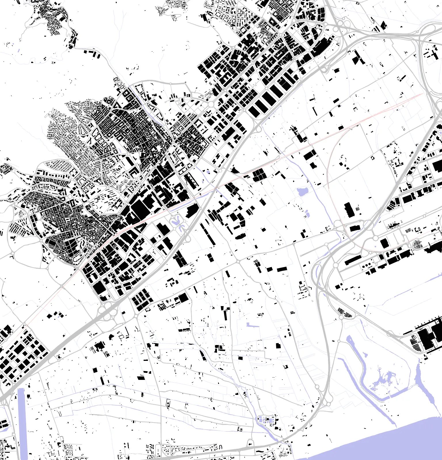 Viladecans figure ground plan