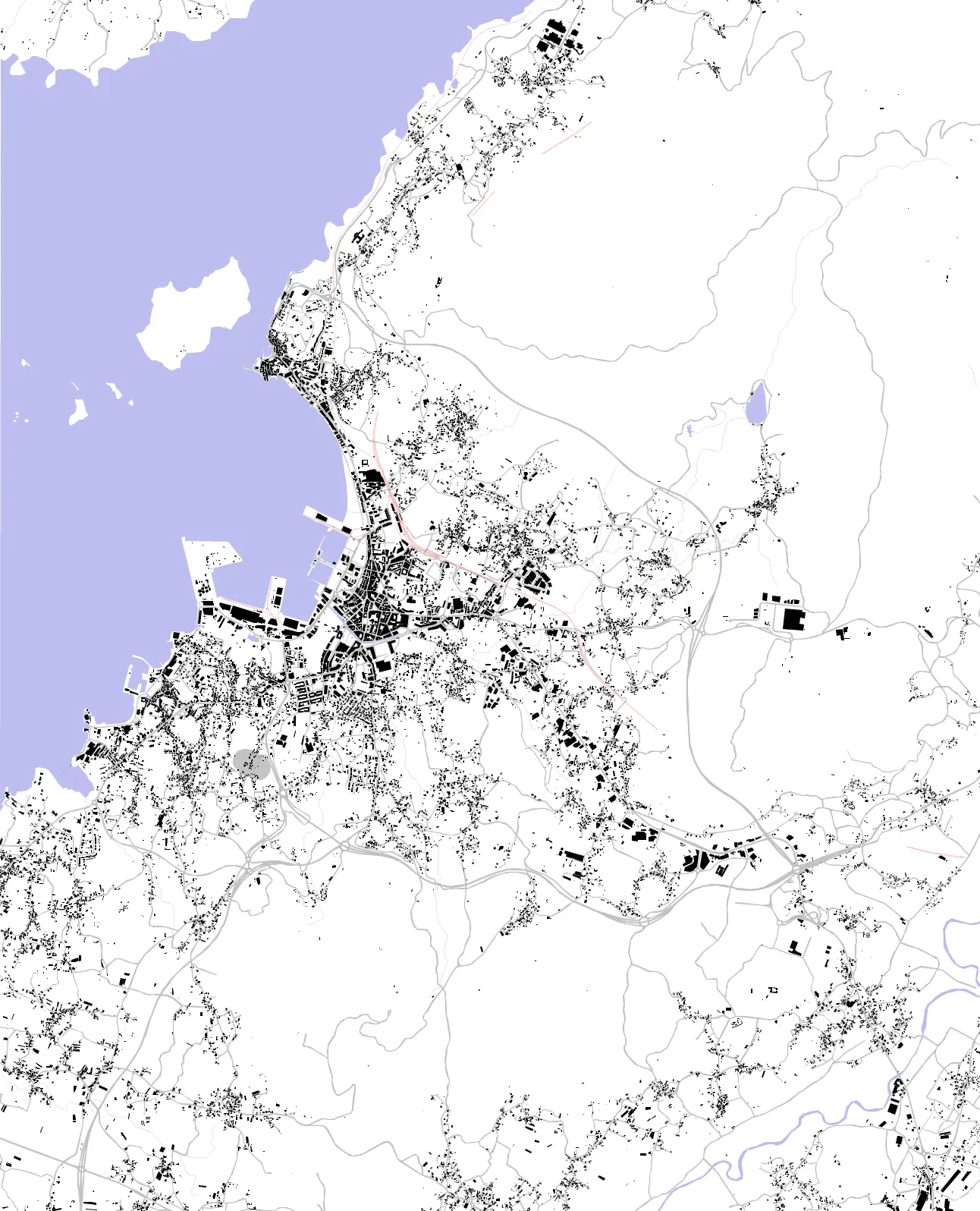 Vilagarcía de Arousa plano de masas