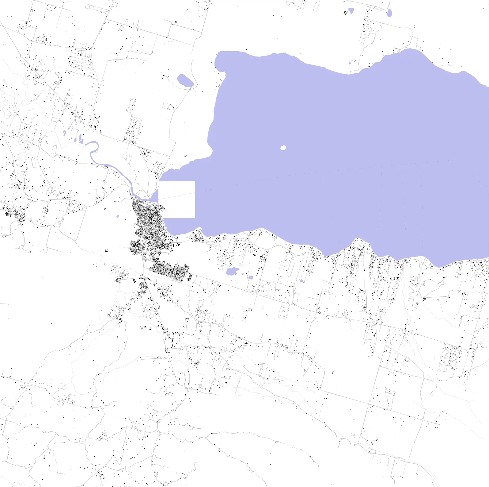 Villarrica figure ground plan