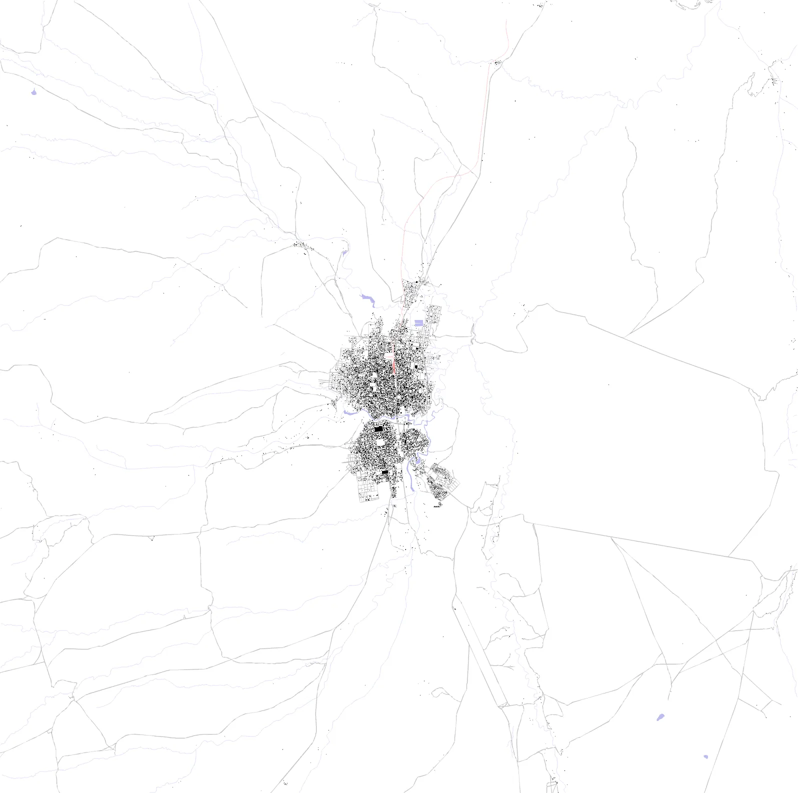 Villazón figure ground plan