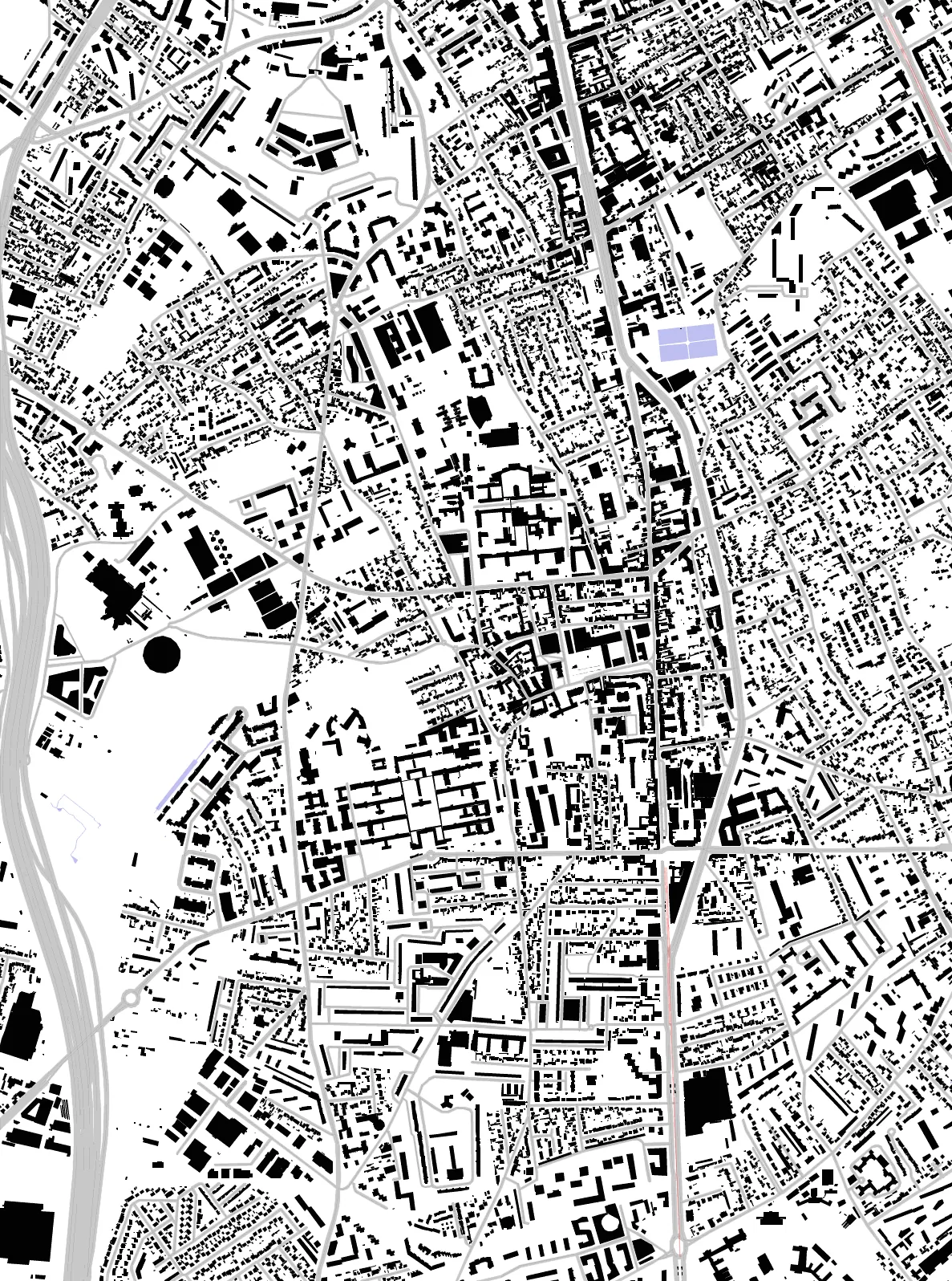 Villejuif figure ground plan