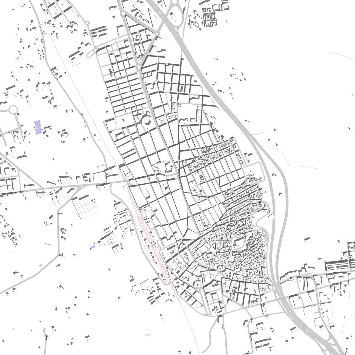 Villena site plan (2.5 km)