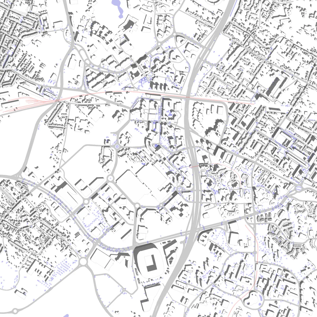 Villeneuve-d'Ascq site plan (2.5 km)