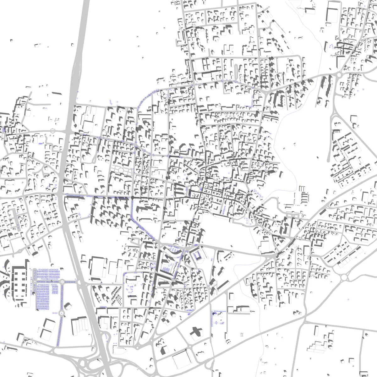 Vimercate planimetria di sito (2.5 km)