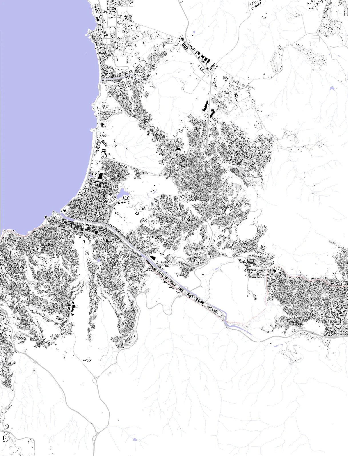 Viña del Mar figure ground plan