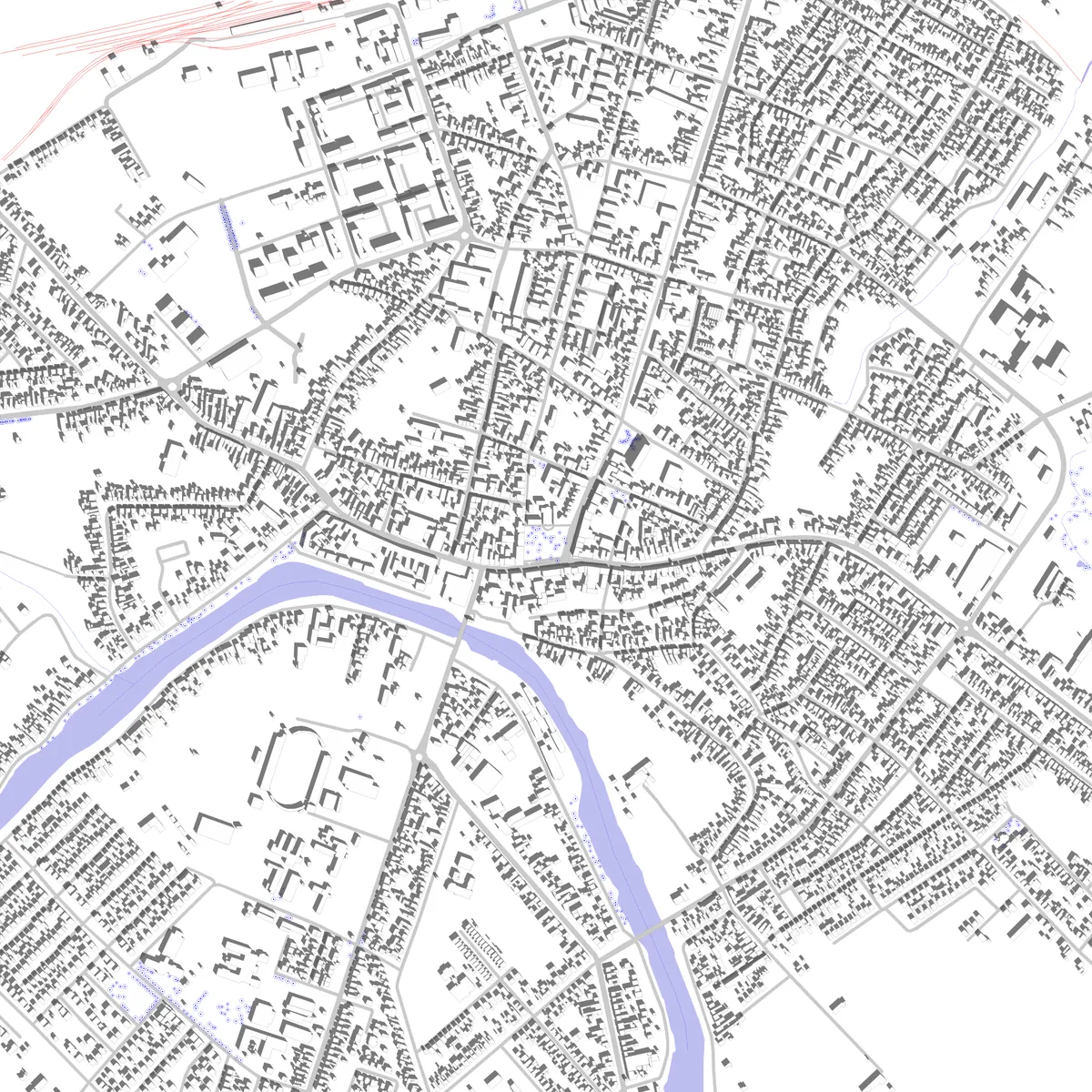 Vinkovci site plan (2.5 km)