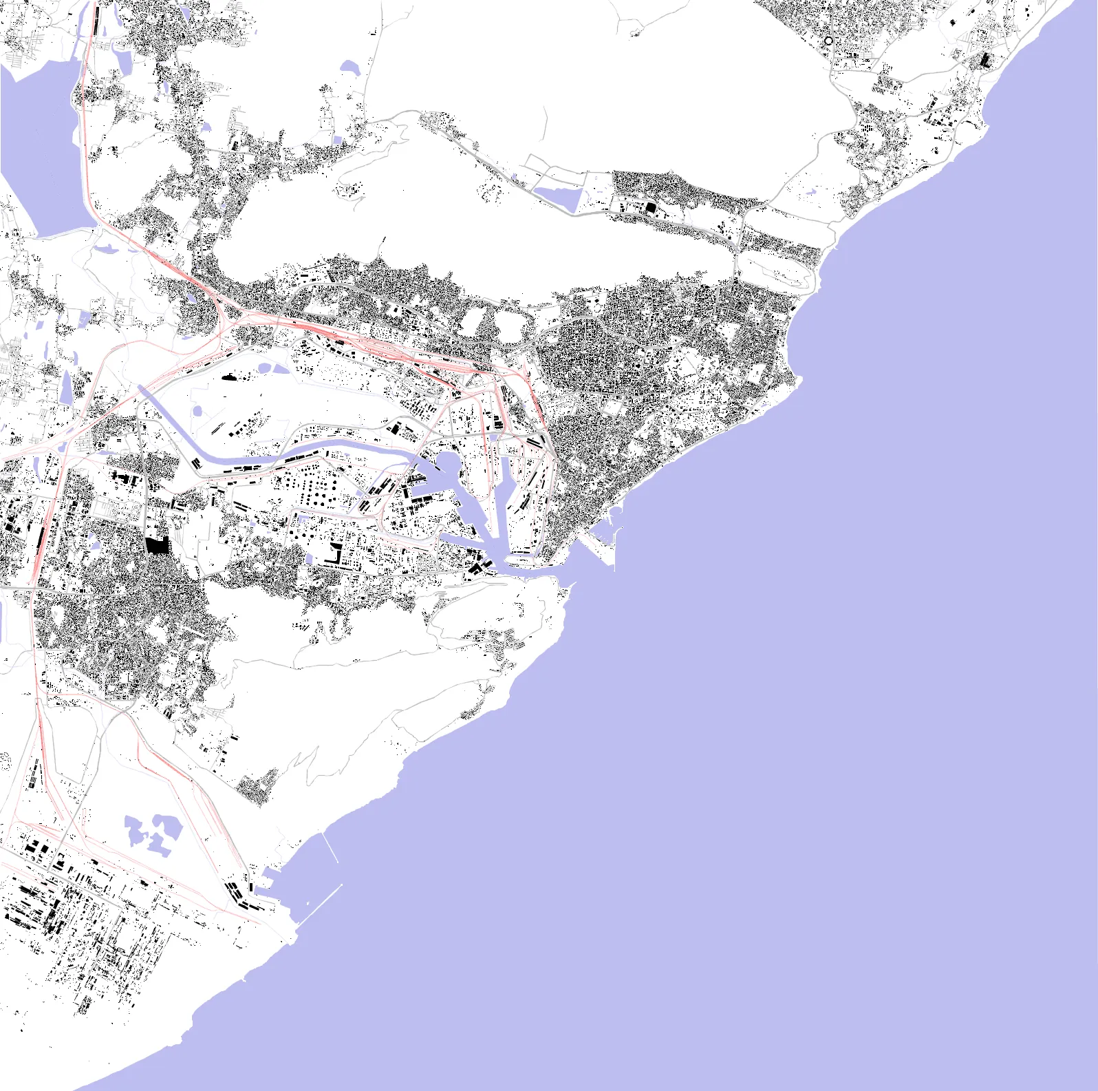 Visakhapatnam figure ground plan
