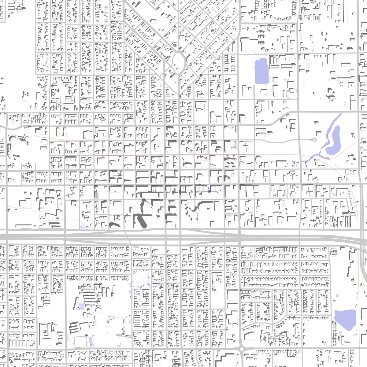 Visalia site plan (2.5 km)