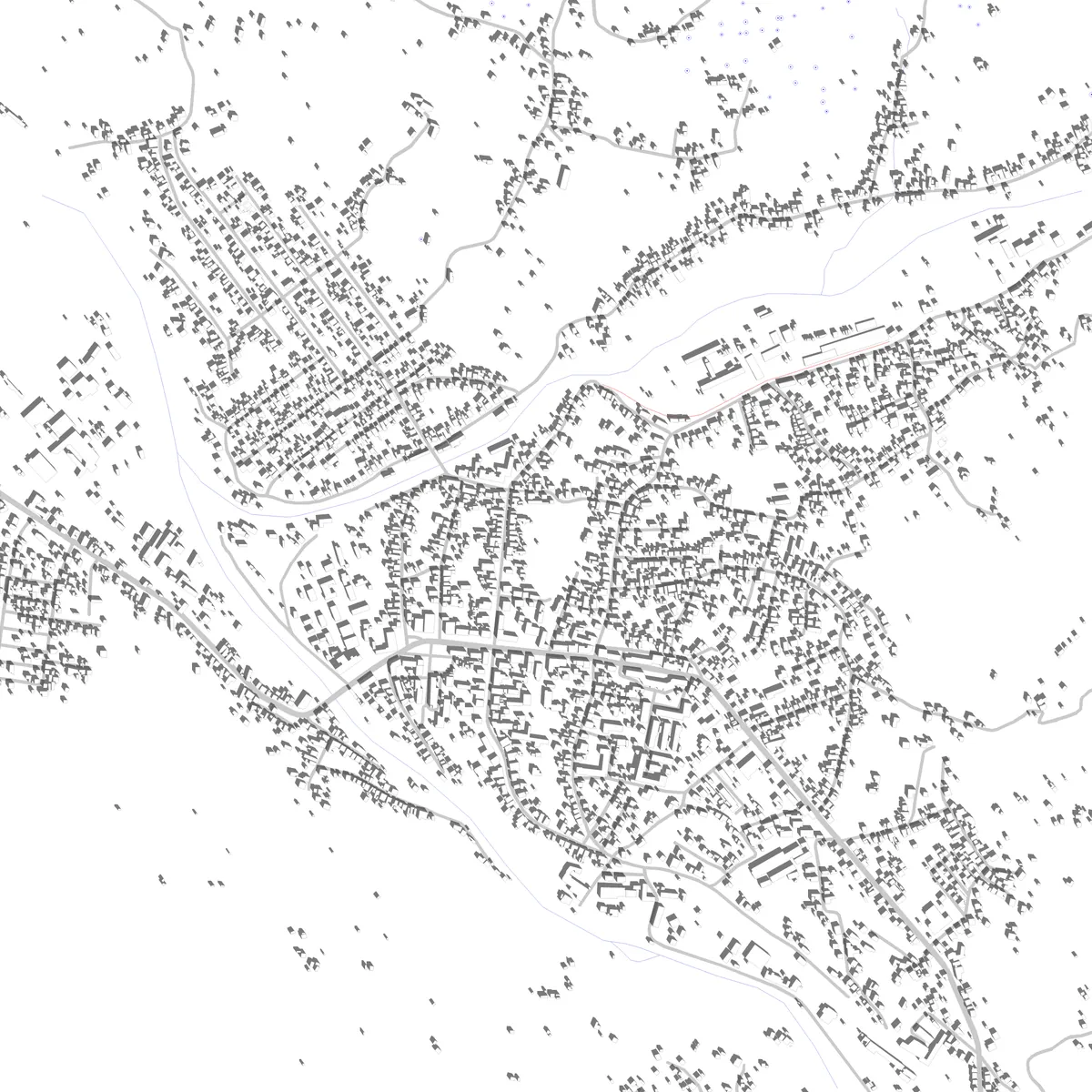 Vișeu de Sus site plan (2.5 km)