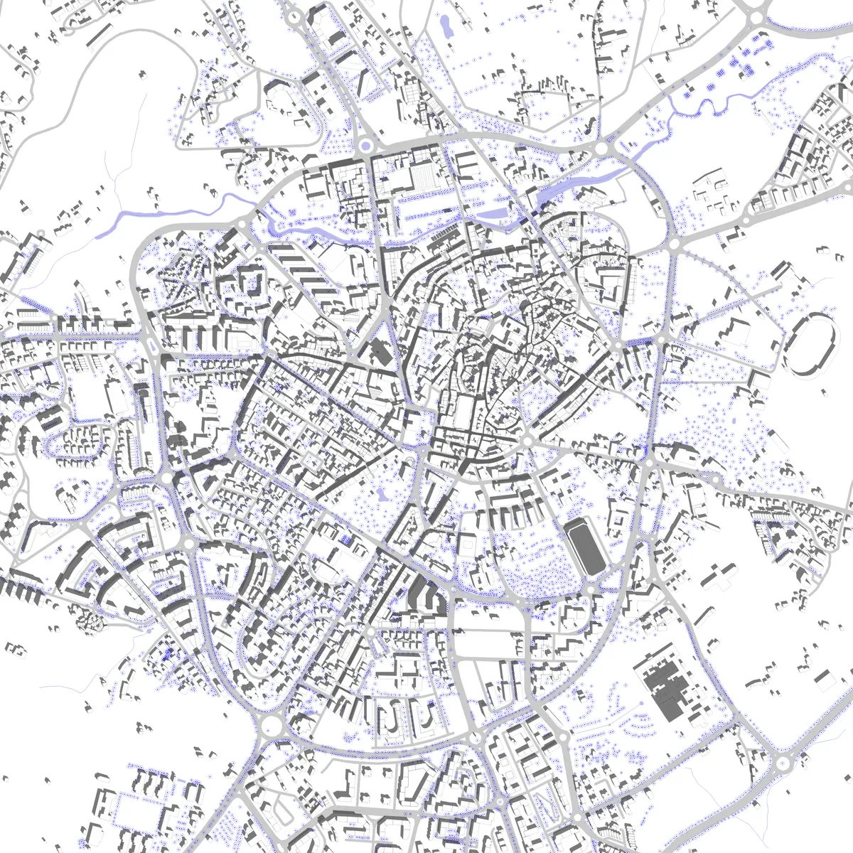 Viseu site plan (2.5 km)