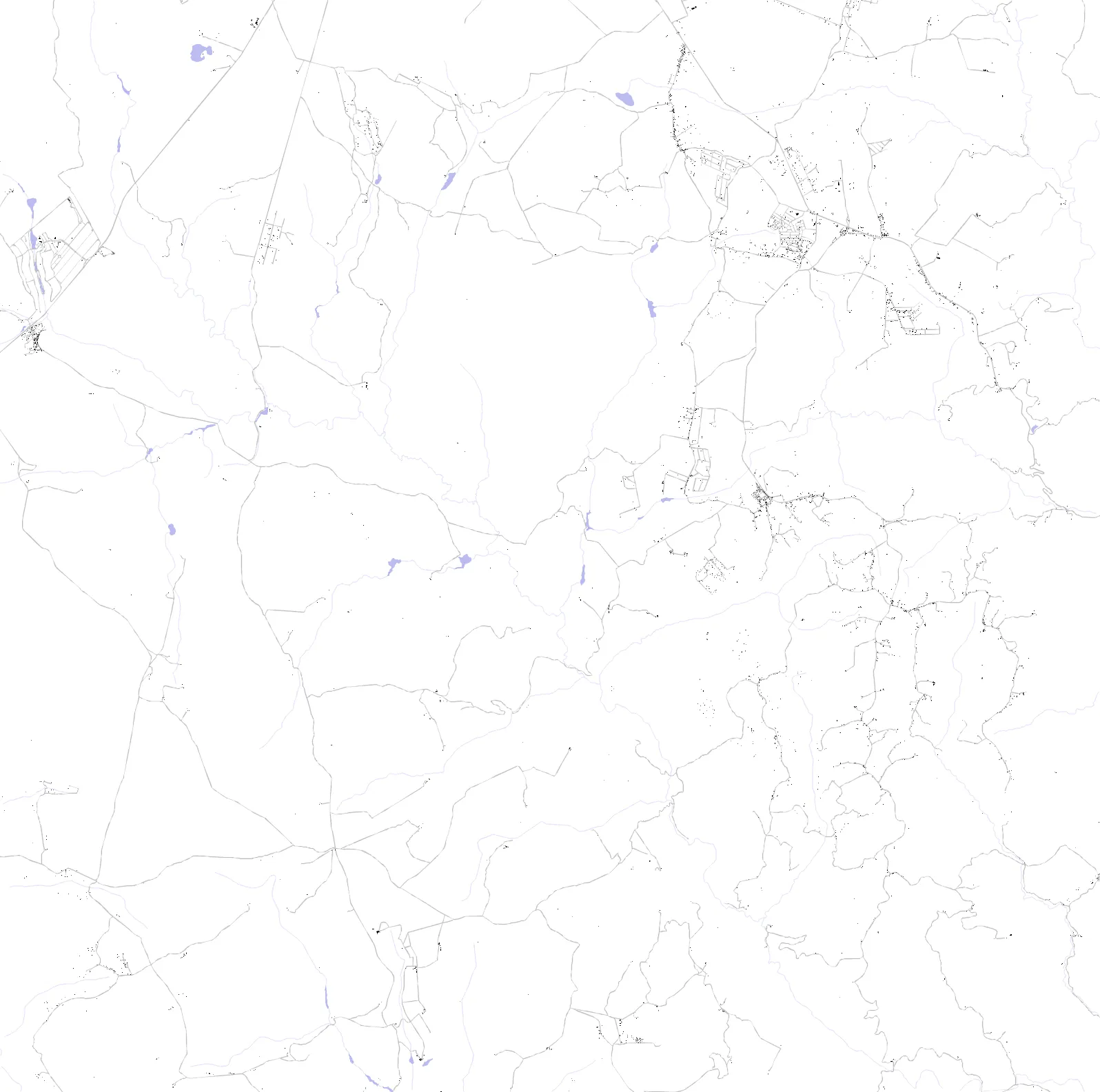 Vitória da Conquista planta de cheios e vazios