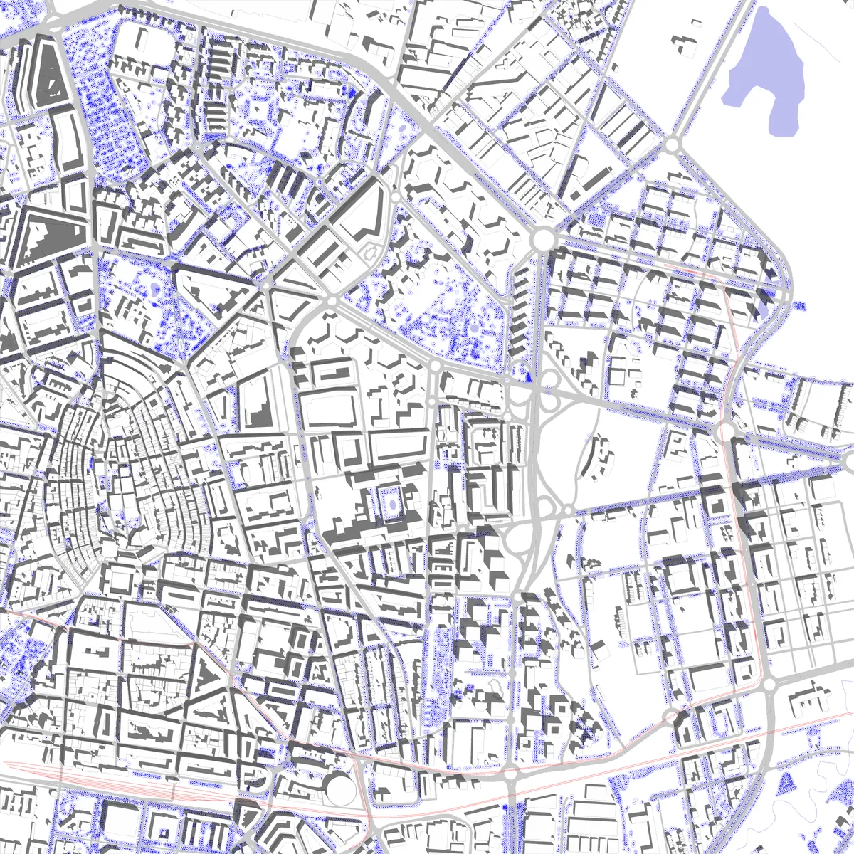 Vitoria-Gasteiz site plan (2.5 km)