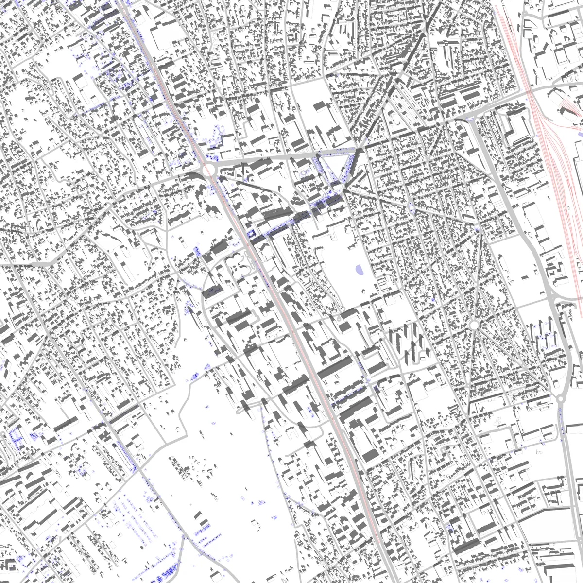 Vitry-sur-Seine plan de situation (2,5 km)