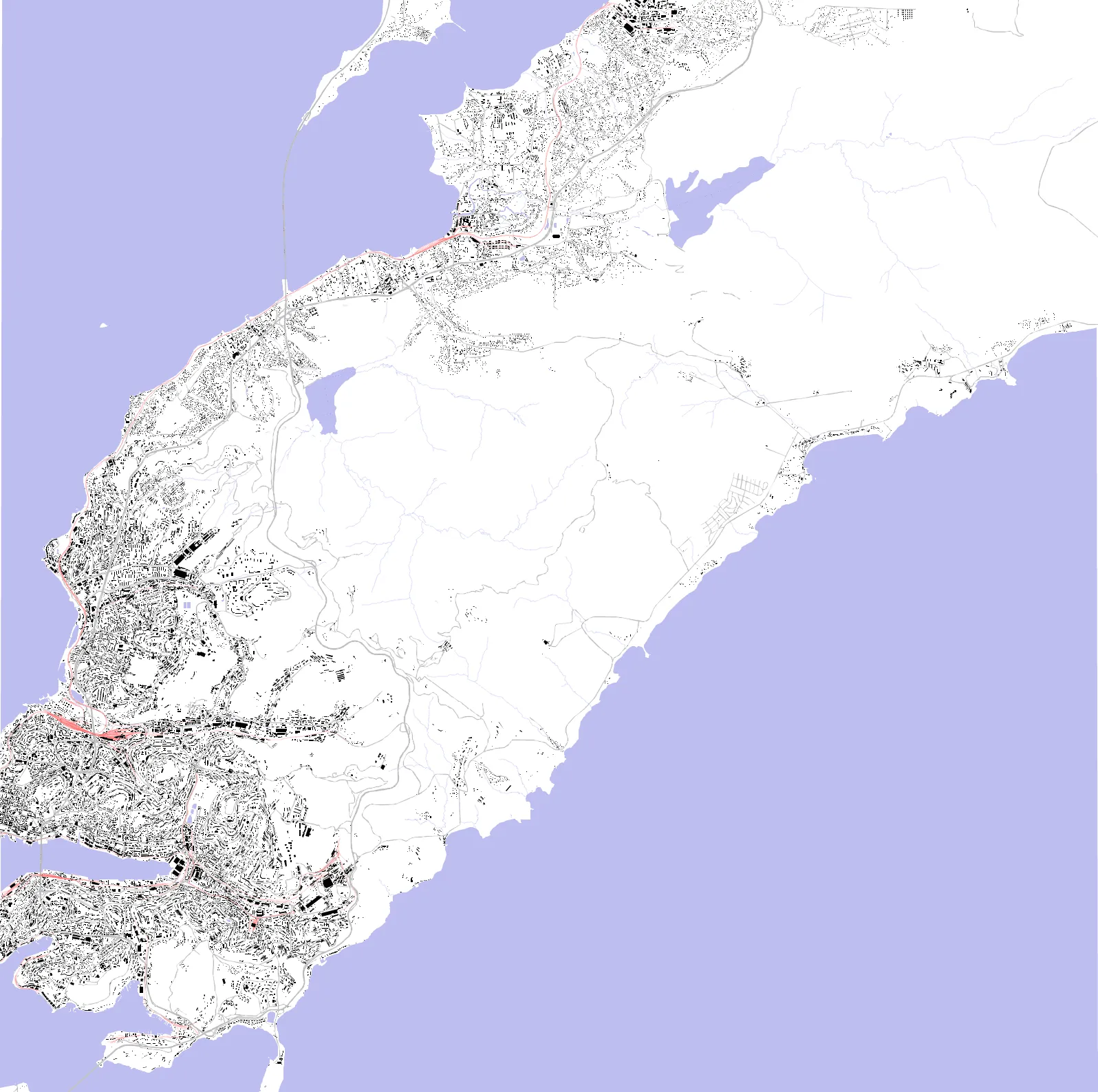 Vladivostok figure ground plan